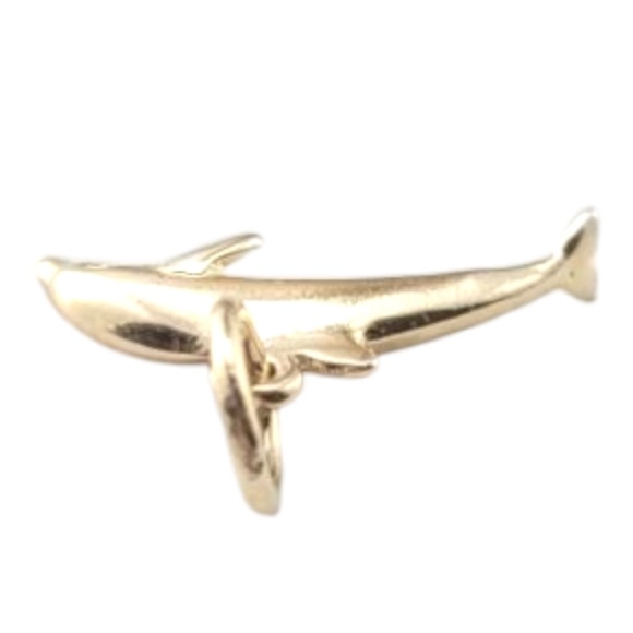 14 Karat Yellow Gold Dolphin Charm Pendant #20890 - Picture 6 of 10